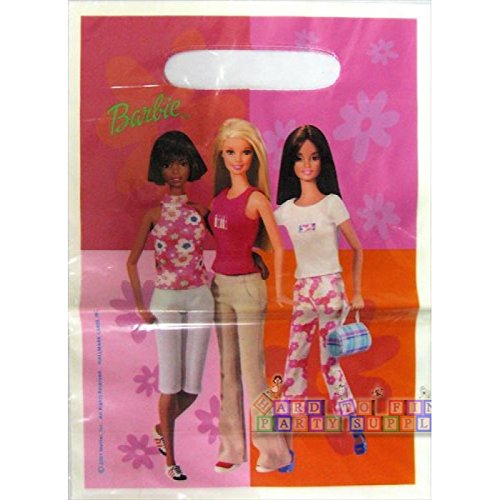 barbie favor bags