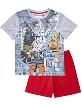 LEGO Star Wars Jungen Shorty-Pyjama - grau