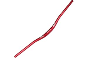 WAKE Guidon VTT Aluminium Alliage 31.8 * 780 mm Guidon Vélo Route Cintre VTT Extra Long Cintres Cyclisme Relevé 30mm Riser Bar Manubrio Bici (Rouge)