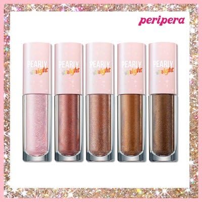 [PERIPERA] Pearly Night Liquid Glitter Shadow #001 Pink Melody [2017 Holiday Edition][TTBEAUTY]