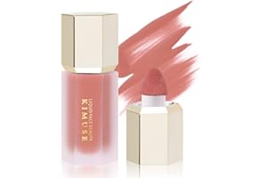 KIMUSE Liquid Blush Gel Crème Natural Effet fards à joues Liquid - Texture léger respirante, imperméable longue durée, Cheek Heat, Pour Tous Types de Peaux