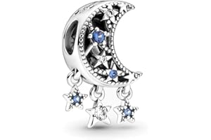 Wedanor Donna Ciondolo-Animale del cuore della famiglia Argento 925 Colgantes con Zirconia cubica per Charm Bracciale