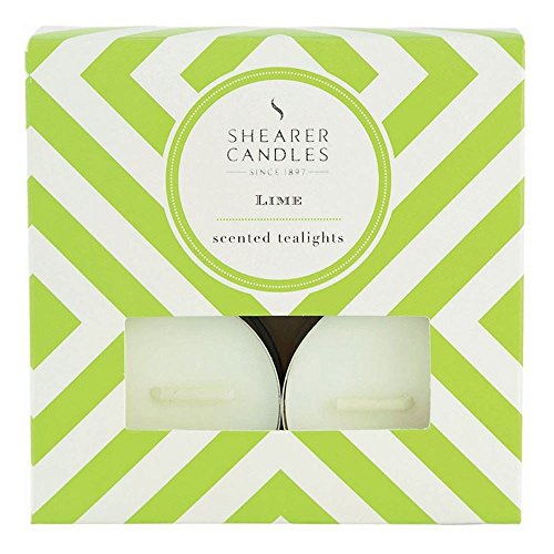 Preisvergleich Produktbild Shearer Kerzen Teelichter Persian Lime (8) - Packung mit 6