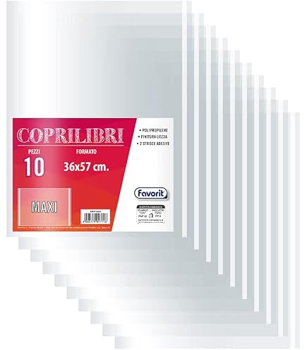Colorosa Heftschoner A4 – Transparent Mit Namensschild & Schutzecken, Für Schulhefte & Notizbücher