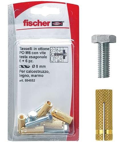 Kit 121 Pezzi Assortiti In Ottone Massiccio - Viti Esagonali M3 M4 M5 M6 M8 M10 M12 - Bolt World