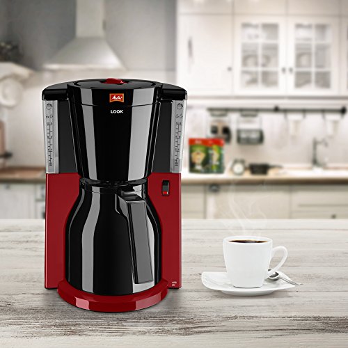 Melitta 101118 Look Therm Selection Kaffeemaschine Aromaselector Thermkanne, rot - 3