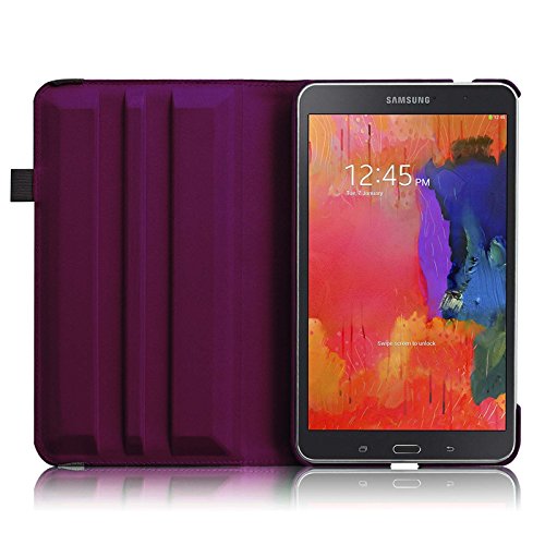 Fintie Samsung Galaxy Tab 4 7.0 Hülle – 360° Drehbarer Stand Smart Cover Case Schutzhülle Tasche Etui für Galaxy Tab 4 7.0 T230 T235 (7 Zoll) Tablet, Lila - 7