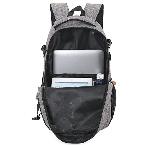Y6086  Teimose 15 6inch Laptop Bag Business Case Classic Daypack Bookbag Travel Backpack School Bag Rucksack  GRAY 