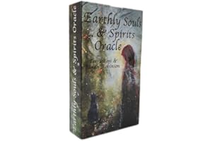 HENGLONGKEJI 2022 New 12x7cm Earthly Souls Spirits Oracle 60 Cards/Set with Instruction for Family Friends Party Divination Board Games Earthly Souls Spirits Oracle