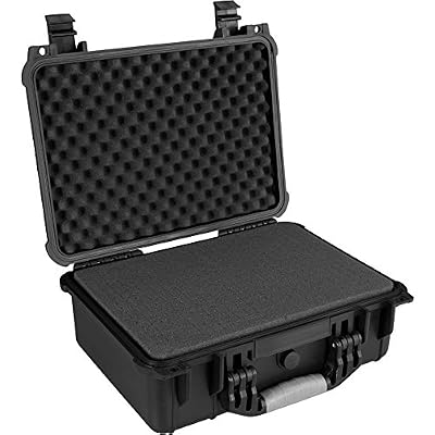 TecTake Valise Etanche pour Appareil Photo Coffret de Protection Universel Caméra + 3 Mousses Noir - Diverses Tailles - (Type 3 | n° 402871)