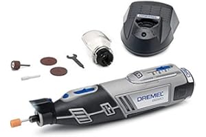 BOSCH Dremel 8220 - Outil Rotatif Multifonction sans Fil 12V avec 1 Adaptation et 5 Accessoires (Version Italienne) Vitesse 5.000-35.000 tr/min