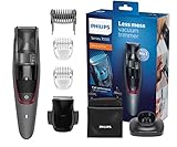 philips bartschneider 5000 Integriertes Vakuum-System dient zum Auffangen abgeschnittener Barthaare und sorgt für ein sauberes Bad