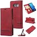 Produktbild Handy hülle Tasche Leder Flip Case Brieftasche Etui Schutzhülle für Samsung Galaxy S8/S9/S8 Plus/s9+/Note 8/Note9/Huawei Mate 20/20 Lite/20 Pro hülle,5 Farben