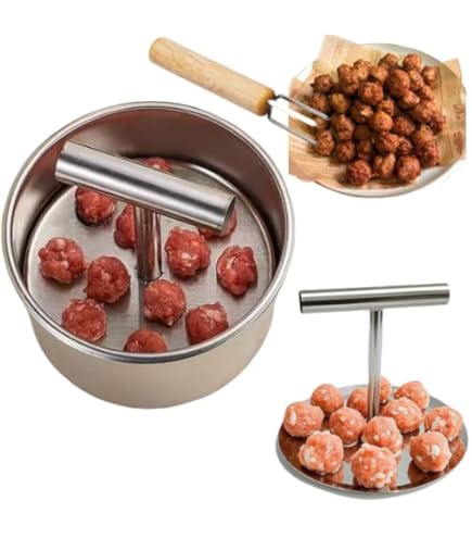 Machine à Boulettes de Viande Triple avec Pelle à Découper,Smavles