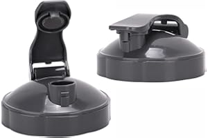 DRELD Lot de 2 couvercles Flip Top To Go pour accessoires Nutribullet 600 W/900 W, couvercles de tasse refermables, à rabat, compatibles avec les gobelets mélangeurs Nutri Bullet 18oz/24oz/32oz