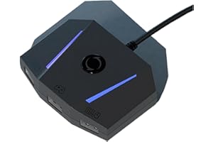 Tangxi VX2 AimBox Game Console Mouse and Keyboard Converter, MnK Converter, with 3.5mm Sound Jack, APP Control, RGB Light Effects, for PS 4,for X Box Series X/S, for