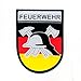 Produktbild 50 x 70 mm Feuerwehr Retten Bergen Löschen Patch Aufnäher Aufbügler 0783 B