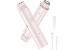 MOFEELING Lady Shavers for Women, 2-in-1 Bikini Trimmer for Wet and Dry, 2025 New Electric Razor for Women, Advanced Painless, Waterproof & Rechargeable Razors for Bikini Underarm Leg Arm Body Face