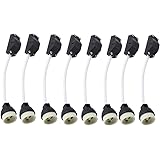 BlueXP 8 Pack GU10 Lamp Holder 2A 250V GU10 Ceramic Lamp Bases Connector with Terminal Box Socket for GU10 LED Light Bulbs Ha