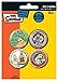Produktbild 1art1 42799 Die Simpsons - Moe's Tavern, 4 X 38mm Buttons Button Pack 15 x 10 cm