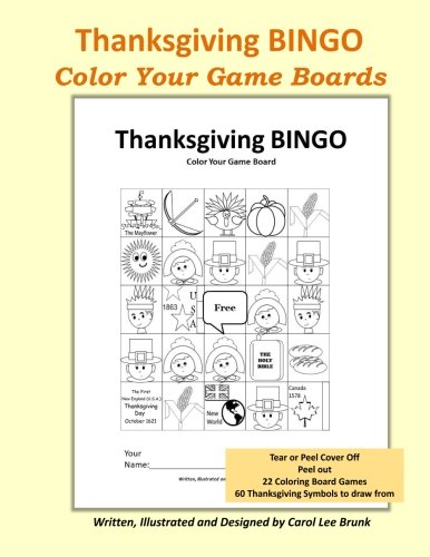 Preisvergleich Produktbild Thanksgiving BINGO: Color Your Game Boards