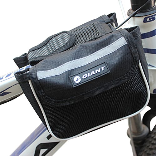 Meliya Bicycle Cycling Packs Frame Seat Bag Pannier Bag Bike Double Saddle Bag Front Tube Bag Mount Phone Pouch