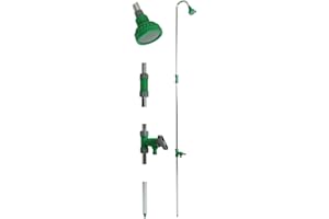 H4L Garden Shower Camping Shower Outdoor Shower Height Adjustable 144-218 cm Pool Shower Outdoor Shower