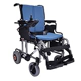 Breeze folding lightweight electric wheelchair powerchair - up to 10 miles range. Only 25kg inc lithium battery
