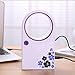 Produktbild kimberleystore kreativer Mini-Schreibtisch-Ventilator, rotorlos, tragbar, mit USB-Kabel