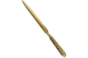 THORNESS Ouvre-lettre de laiton gravé en relief