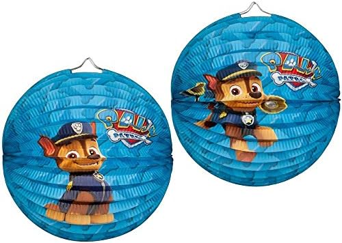 PAW PATROL Lampion Chase | round 25 cm Children Lantern | Decoration Party