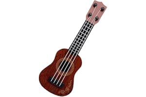 SAFIGLE Guitare pour enfant - Ukulélé - Instrument classique - 4 cordes - Mini guitare pour enfant - Cadeau musical pour débutants - Jouet éducatif pour tout-petits garçons et filles