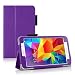 Produktbild Invero® Premium Hülle Ledertasche umfasst Ständer Feature, Displayschutzfolie und Eingabestift Kugelschreiber für Samsung Galaxy Tab 4 7,0 Zoll SM T230 T231 (Lila / Purple)