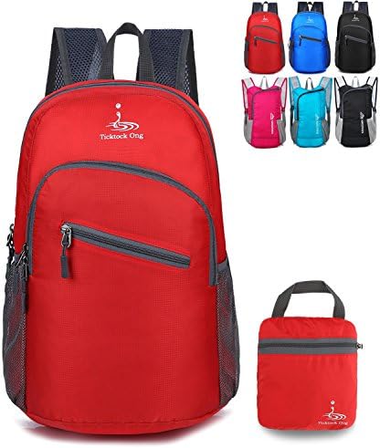 Backpack Lightweight Travel Hiking Small Daypack Foldable Durable Packable Rucksack Men Women - 18L
