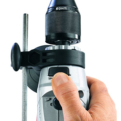 Einhell Schlagbohrmaschine RT-ID 65/1 (650 W, Bohrleistung Ø Holz 25 mm, Beton 13 mm, Metall 10 mm, Metall-Schnellspannbohrfutter, Spindelarretierung, Bohrerdepot im Handgriff, Koffer) - 6