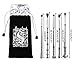 niceEshop(TM) 6-pack Harry Potty Magic Wand Makeup Brush Set Premium Mackeup Brushes Cosmetics Foundation Blending Blush Eyeliner Face Powder Brush