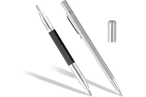 Duronge lápices de grabado de carburo de tungsteno, aguja de trazado de metal duro, herramienta de trazado Red Hat, para vidrio, cerámica y plata