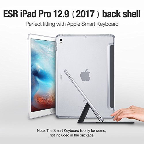 iPad Pro 12.9 2017 Hülle, ESR® Transparent Tablet Schutzhülle Case Hart PC Zurück für iPad Pro 12.9 2017(Klar) - 3