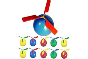 BSTCAR 10 Stück Kinderspielzeug Ballon Hubschrauber Outdoor Sport Spielzeug Kinder Spiele Fliegen Spielzeug Geschenk Party Favor für Jungen und Mädchen