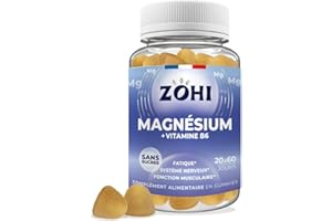 ZOHI-Pilulier MAGNESIUM - 60 gommes - fabriqué en France - sans sucres