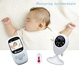 Baby Monitor Babyphone mit Wireless Digital Video mit Nachtsicht mit Zwei-Wege-Audio baby überwachungskamera - 2