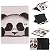 Produktbild Neu iPad 2017 iPad 9.7 Hülle Case,Lederhülle für New iPad 2017 mit Multifunktion,Leweiany Leder Flip Wallet Cover Hardcase Handy Hard Cover in Bunte Farbe Panda Muster Premium Handyhülle Ledertasche Handytasche Book Cover Case Etui mit Kartenfach Kredit Karten Geldklammer/Standfunktion/Magnetverschluss Funktions Ständer Hochwertiges PU Leder Hülle Rückseite Abdeckung Schutz Hülle für Apple New iPad 2017