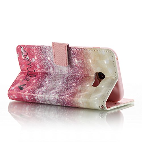 Galaxy A5 2017 Hülle, BONROY® PU leder Hülle für Samsung Galaxy A5 (2017) A520 Ledertasche Schutzhülle Case PU Leder Wallet Tasche Brieftasche Schutzhülle 3D Malerei Muster PU Lederhülle Flip Hülle im Bookstyle mit Kartenfach Aufstellfunktion Magnetverschluss für Samsung A520 - 6