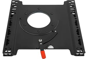 TTISJHK Sitz Drehkonsole 360° für Mercedes Benz Sprinter 2002-2018, Ford Transit 2014-2020, T5 T6 Wohnmobil Sitzkonsole, robuste Stahlsitz Basis, Fahrersitz Drehplatte Schwarz