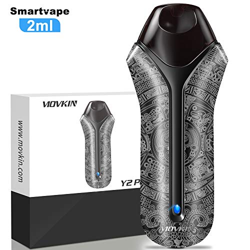 KOOWHEEL Sigaretta Elettronica, Sigaretta Elettronica Svapo Kit Completo all-in-one Atomizzatore Sostituibile, Upgrade sigaretta elettronica kit No liquido E-cigs, Senza Nicotina né Tabacco (Nero)