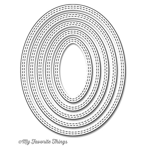 My Favorite Things en métal Die-Namics STAX Dies-Double Couture Ovale