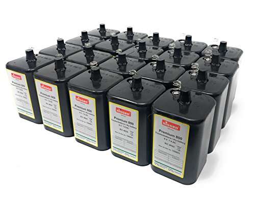 Nissen 4R25 6V block battery replacement lantern battery IEC 4R25 set of 20, 6V, Zink-Kohle