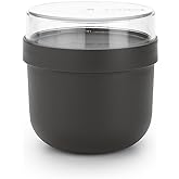 Brabantia - Make &amp; Take Breakfast Bowl 0.5L - With Threaded Ingredient Compartment (180ml) - Leak Proof - Freezer, Microwave