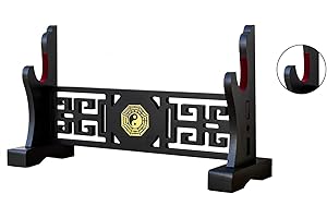 DELUFU Supporto per spada, supporto da tavolo in velluto imbottito Kata.n, supporto per spada Tan.to Samu.rai, spada laser, spada laser per cosplay Tanjirou (1 tavolo)