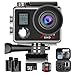 Produktbild Campark Action Kamera WIFI Dual LCD Bildschirm 4K Sport Action Cam 16MP Ultra HD Helmkamera Wasserdicht 30M 170 ° Weitwinkel mit Handgelenk Fernbedienung 2 Verbesserten Batterien und 32GB Micro SD Karte